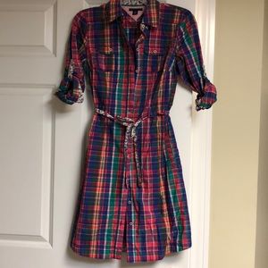 Tommy Hilfiger cotton plaid dress